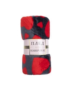 Плед TexRepublic Сердечки TF FN F113R b1520 / 24766 Texrepublic