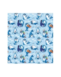 Шторка-занавеска для ванны JoyArty Веселые тюлени / sc_11870 Joyarty