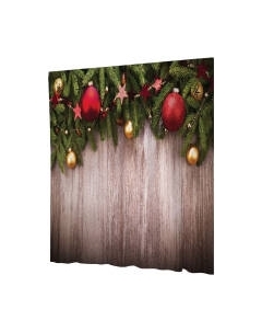 Шторка-занавеска для ванны JoyArty Рождественские шарики / sc_20296 Joyarty