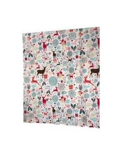 Шторка-занавеска для ванны JoyArty Новогодние олени / sc_185481 Joyarty