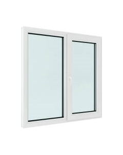 Окно ПВХ Brusbox Futuruss Двухстворчатое Поворотно-откидное правое 2 стекла