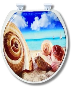 Сиденье для унитаза Еврокомфорт Ракушка 103-311-01В6
