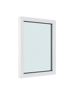 Окно ПВХ Brusbox Одностворчатое Глухое 2 стекла