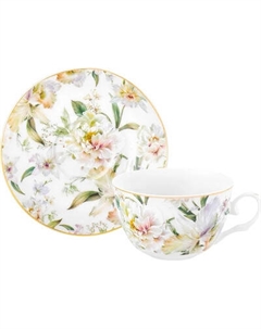 Чашка с блюдцем Elan Gallery Корнелия / 730849 Elan gallery