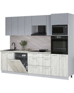 Кухонный гарнитур Интерлиния Мила Лайт 2.7-ПМ1