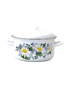 Кастрюля Лысьвенские эмали Ромашковое поле С-1508 АП2/4
