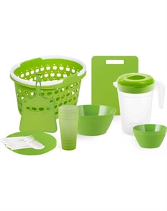 Набор пластиковой посуды Полимербыт Summer Time C83428