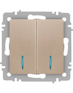 Выключатель INTRO Accent 6-105-04 / Б0063513 Intro