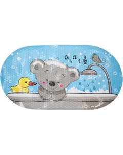 Коврик на присосках Вилина Bubbles Kids. Мишка в ванне 7128
