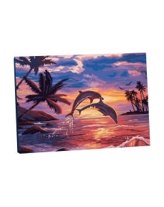 Картина по номерам Школа талантов Игра дельфинов / 5222625