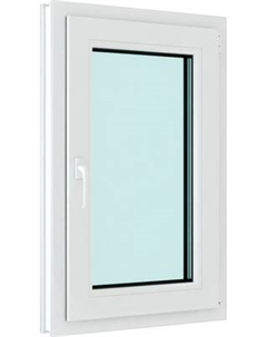 Окно ПВХ Добрае акенца Поворотно-откидное 3 стекла