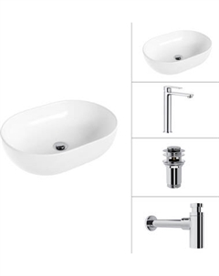 Умывальник со смесителем Lauter 21836A + Moon 21СK81691C + сифон 21635CH + дон.клапан 21190CH