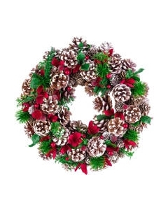 Венок Elan Gallery Заснеженные шишки / 450087 Elan gallery