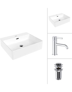 Умывальник со смесителем Lauter 21478 + Velvet 21СК696С с донным клапаном 21190CH