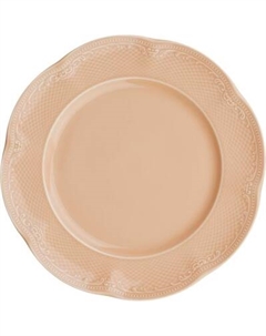 Тарелка столовая обеденная No Brand Aristocrat Peach Tea Noble 81222237 / ри1051 No brand