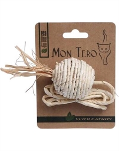 Игрушка для кошек Mon Tero Eco Мячик с хвостиком / 60301 Mon tero