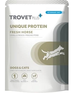 Влажный корм для собак Trovet Plus Pouch Unique Protein Horse Trovet plus