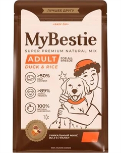 Сухой корм для собак MyBestie Adult с уткой / 26100408/DOG Mybestie