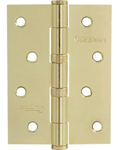 Петля дверная Нора-М 4-2ВВ FHP PB 100x75x2.5 универсальная Нора-м