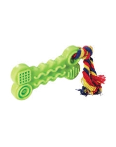 Игрушка для собак Triol Косточка с веревкой / 12191142