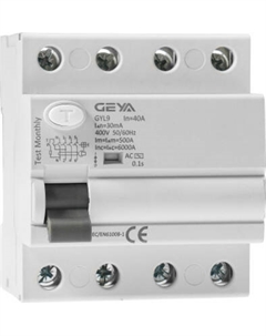 Устройство защитного отключения Geya GYL94P40A30MA