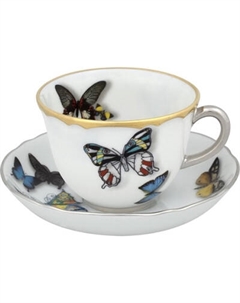 Чашка с блюдцем Vista Alegre Butterfly Parade 21117740 Vista alegre