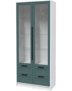 Шкаф с витриной Интерлиния Концепт Тренд КТ-ШВ2
