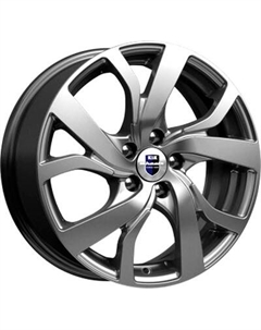 Литой диск K&K Палермо 16x6.5" 5x112мм DIA 57.1мм ET 50мм Дарк платинум K&k