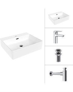 Умывальник со смесителем Lauter 21478 + Awe 21CK128C + сифон 21635CH + донный клапан 21190CH