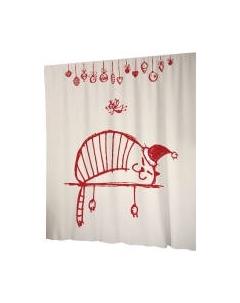 Шторка-занавеска для ванны JoyArty Сон в новогоднюю ночь / sc_20022 Joyarty