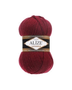 Пряжа для вязания Alize Lanagold 49% шерсть, 51% акрил / 57