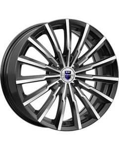 Литой диск K&K Акцент 14x5.5" 4x100мм DIA 60.1мм ET 43мм Алмаз черный K&k