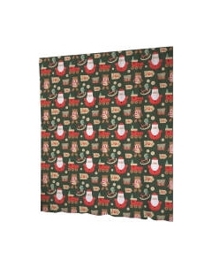 Шторка-занавеска для ванны JoyArty Новогодние деревянные игрушки / sc_290637 Joyarty