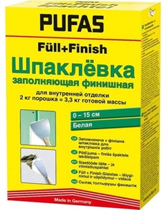 Шпатлевка Pufas Full+Finish заполняющая финишная