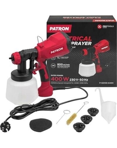 Краскопульт электрический Patron P-SG100-640H Патрон