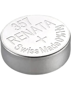 Батарейка Renata SR357/SR44W BL-1 1.55V 10mAh 5.8x1.6mm