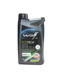 Моторное масло WOLF EcoTech 0W20 SP/RC D1-3 / 16173/1 Wolf
