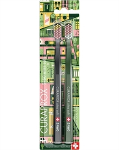 Набор зубных щеток Curaprox Ultrasoft 0.1мм Duo Recycled 2025