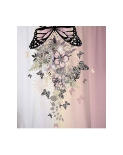 Шторка-занавеска для ванны JoyArty Ураган бабочек / sc_2665 Joyarty