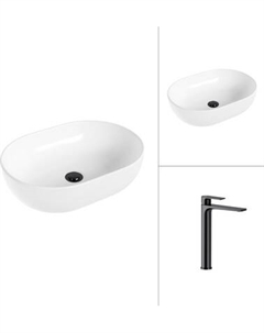 Умывальник со смесителем Lauter 21836A + Reef 21CK8678BS