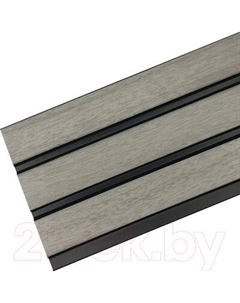 Реечная панель Grace ПВХ 3D RAIL Ясень серый