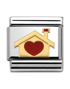 Звено для браслета NominatioN Дом с сердцем 030283/07 Nomination
