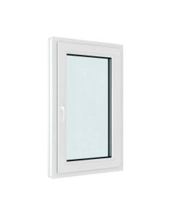 Окно ПВХ Brusbox Futuruss Одностворчатое Поворотно-откидное правое 2 стекла