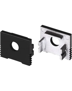 Заглушка для профиля Arlight SL-SLIM-H13M BLACK с отверстием / 032998
