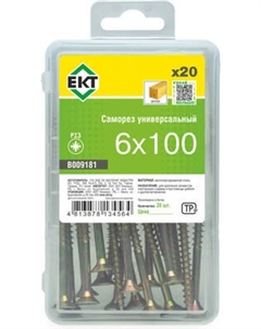 Саморез ЕКТ 6.0x100 / B009181 Ект