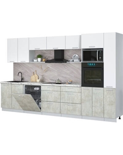 Кухонный гарнитур Интерлиния Мила Лайт 3.5-ПМ1