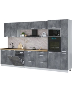 Кухонный гарнитур Интерлиния Мила Лайт 3.5-ПМ1