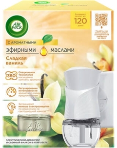 Аромадиффузор Air Wick Сладкая ваниль со сменным флаконом Air wick