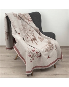 Плед Pole Kvetak (Беларускі лён) 125x195 23С25-ШР/у./р. Pole kvetak (беларускі лён)