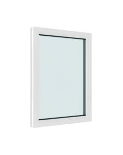 Окно ПВХ Brusbox Одностворчатое Глухое 3 стекла